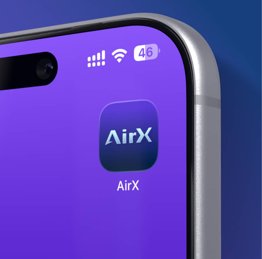 AirX project screen 5